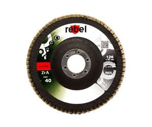 Fächerschleifscheibe Rebel P60 125mm x 22mm