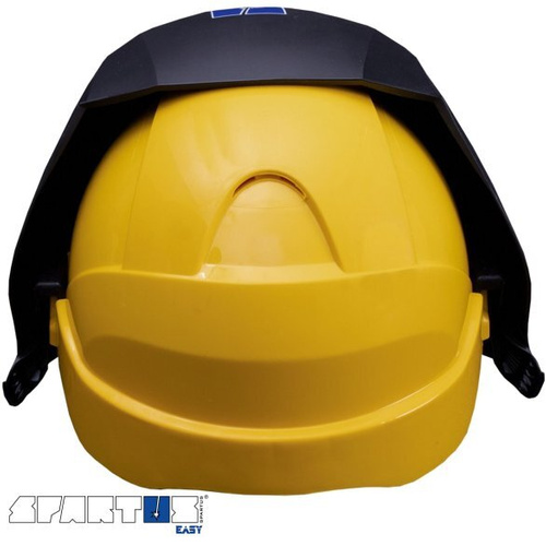 Selbstverdunkelnder Gesichtsschutz Spartus Easy 101X mit Helm und Adapter