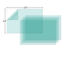 Innen-Vorsatzscheiben mit Sicherheitsfilter (98,5 x 66,5 x 1,0 mm) Weldline VIKING™ 2450 / EUROWAVE 3.0 LS