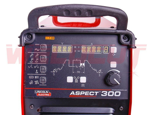 AC DC Lincoln Electric Aspect 300 Wig schweißgerät + Kühler Cool Arc 46 + Wagen Cart TPX