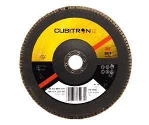 Fächerschleifscheibe 3M Cubitron II 967A  P60+ 180mm x 22mm