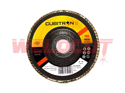 Fächerschleifscheibe 3M Cubitron II 967A  P60+ 125mm x 22mm