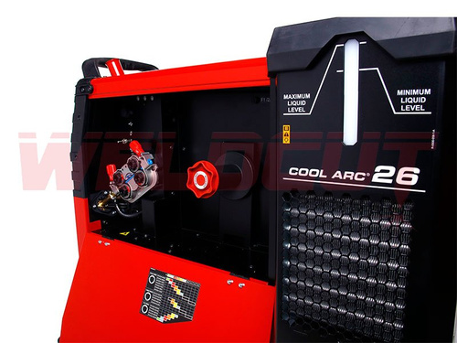 Lincoln Electric Powertec i380C Advanced MIG MAG Schweißgerät + Kühler COOL ARC®26