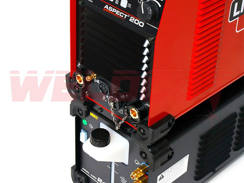 AC DC Lincoln Electric Aspect 200 Wig schweißgerät + Kühler Cool Arc 24 + Wagen Cart 24
