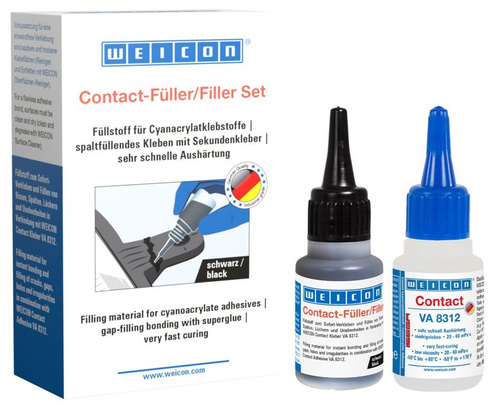 WEICON Contact Filler schwarz setzen